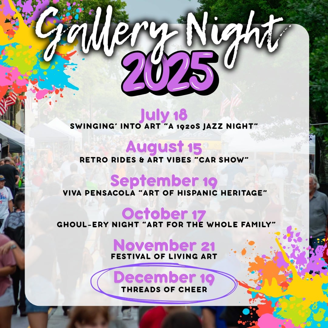 Pensacola Gallery Night Dates 