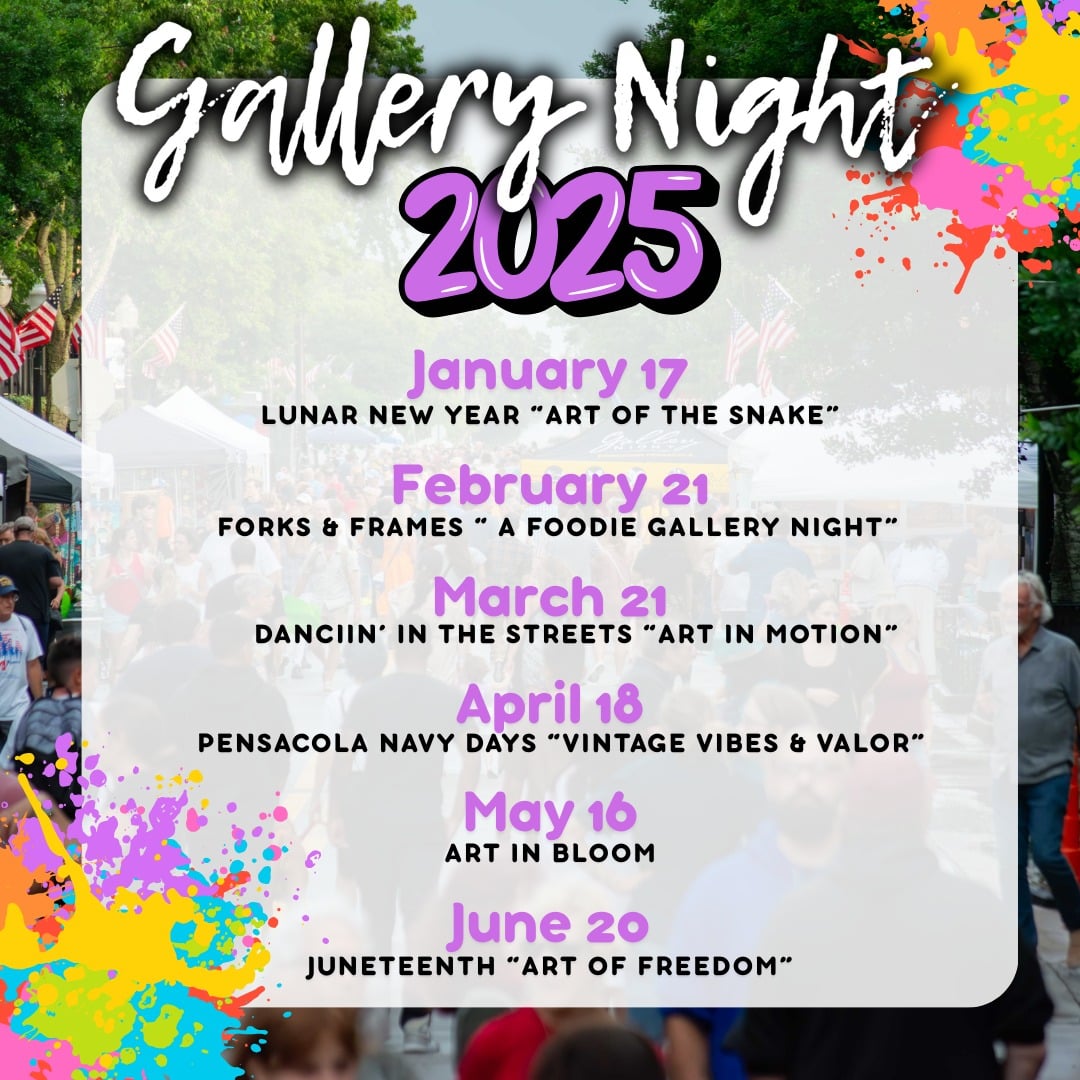 Pensacola Gallery Night Dates 