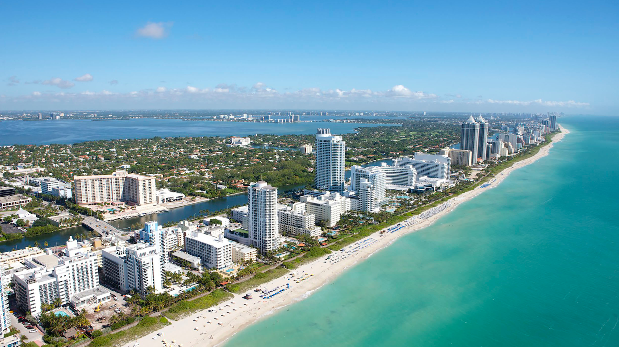Ariel view of Destin, Florida 