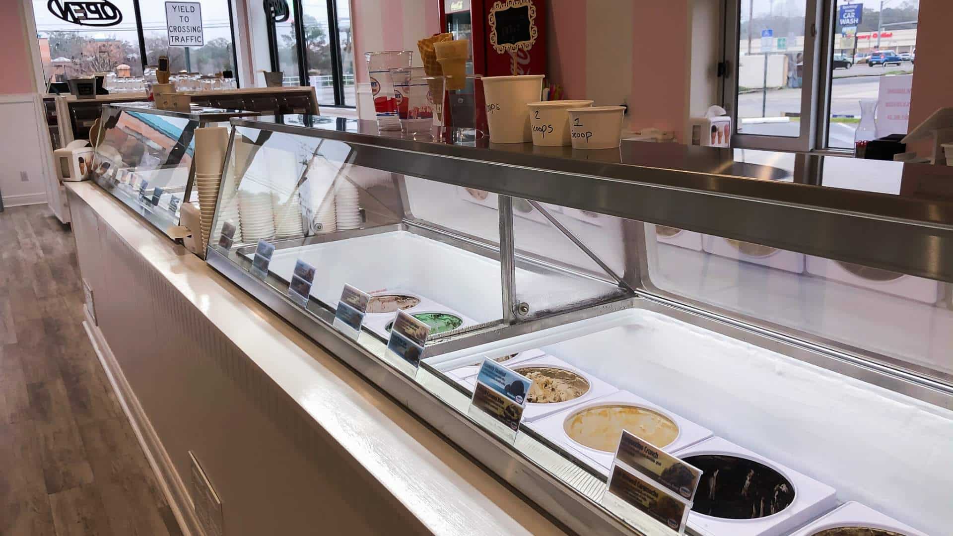 Ice Cream at Sweet Cone Alabama in Pensacola Florida
