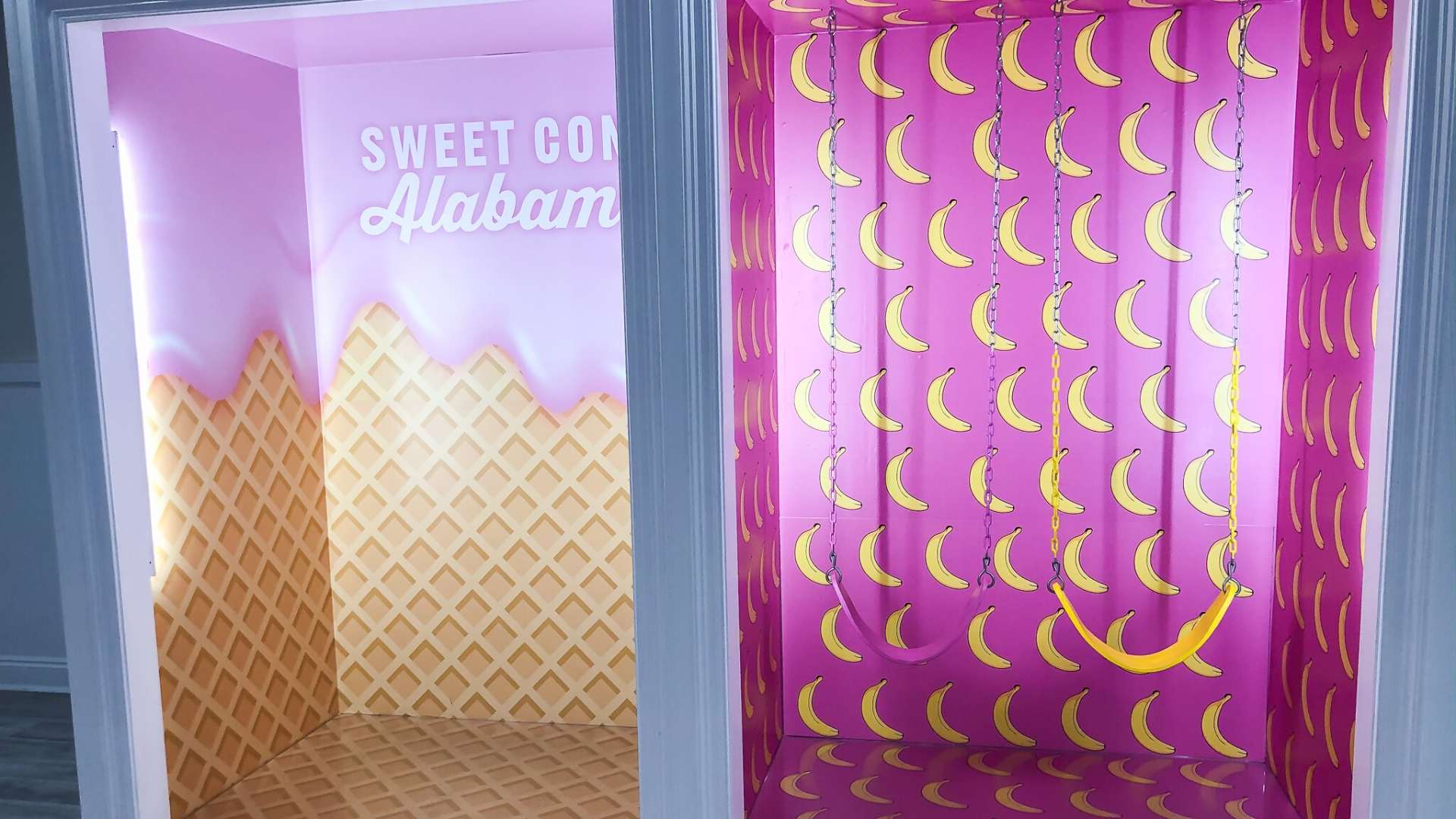 Instagram worthy photo ops at Sweet Cone Alabama in Pensacola Florida