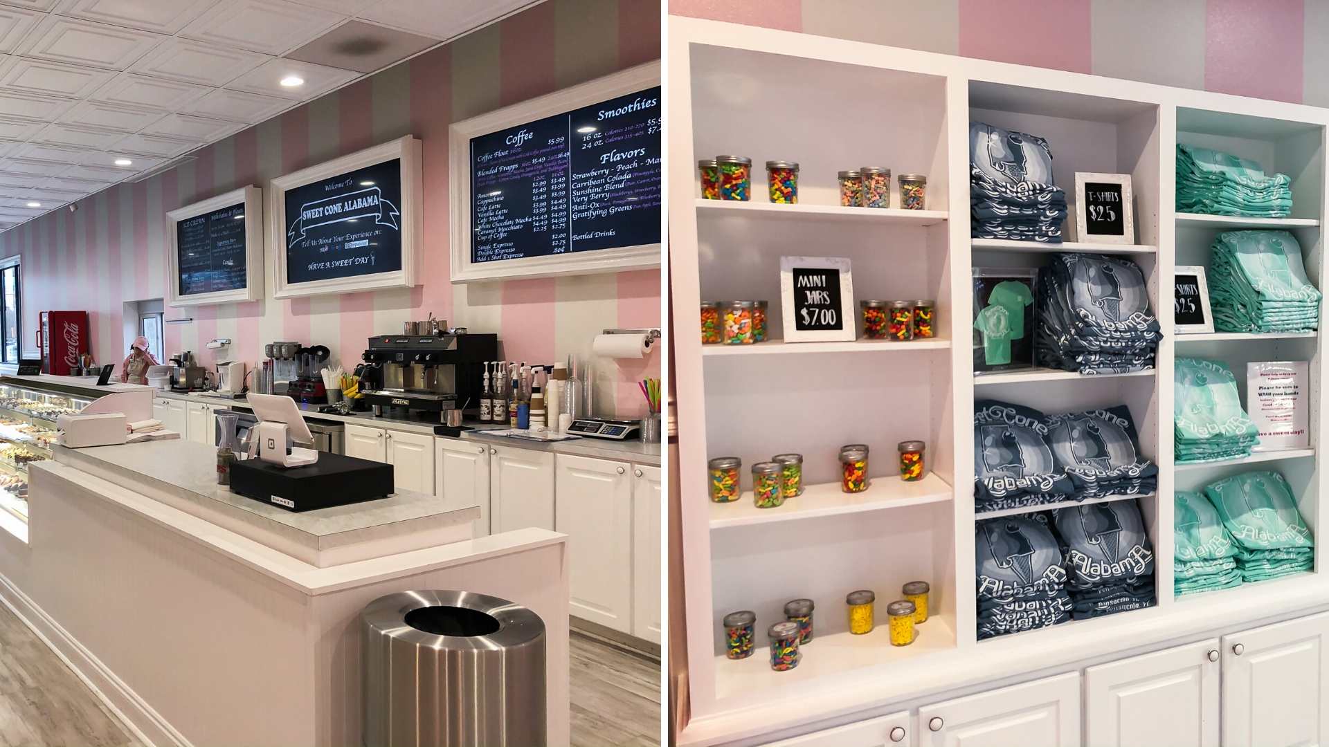 Coffee and more at Sweet Cone Alabama in Pensacola Florida