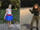 Broken doll and Kim possible halloween costumes