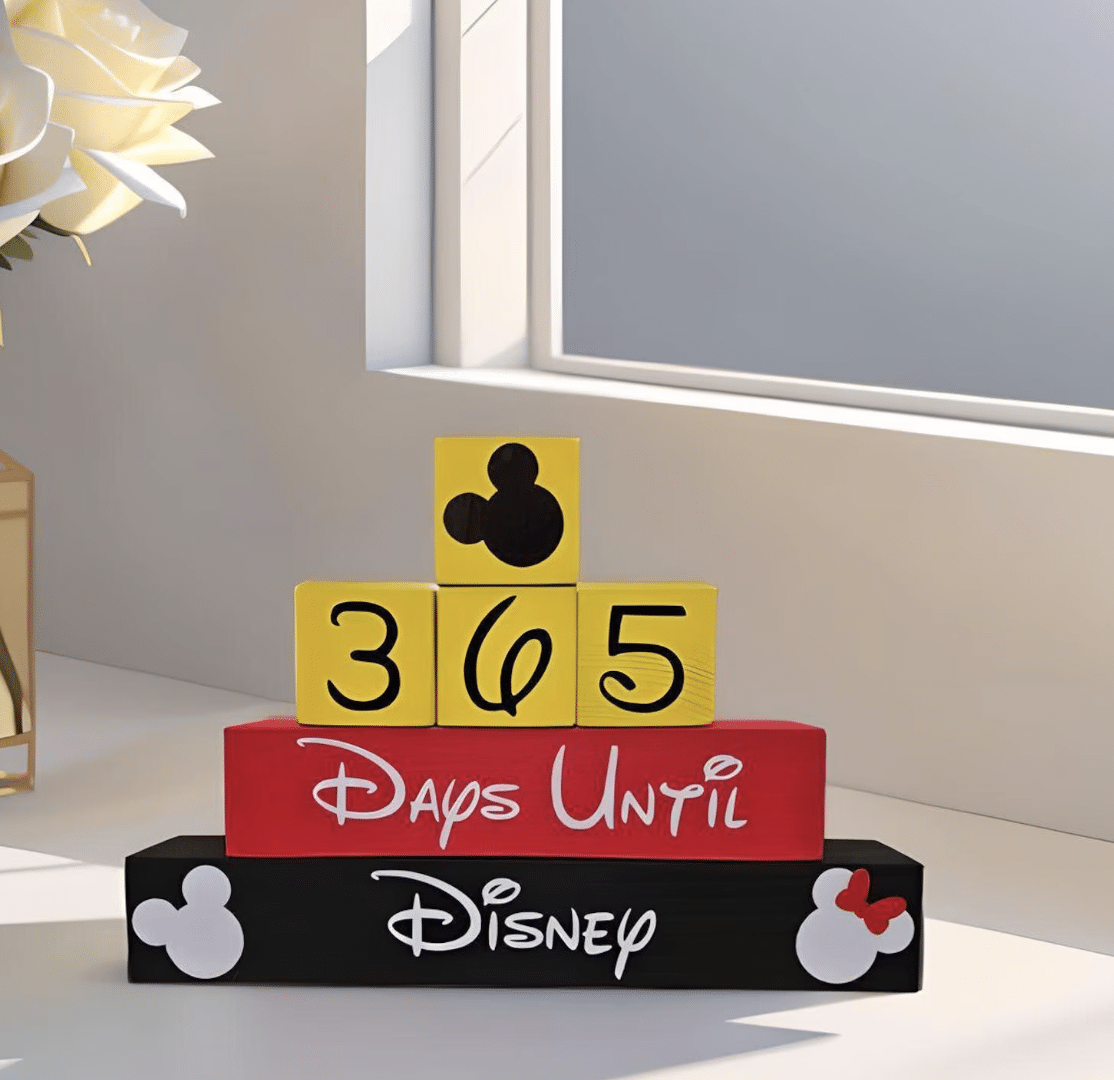 365 Day Disney Countdown Blocks