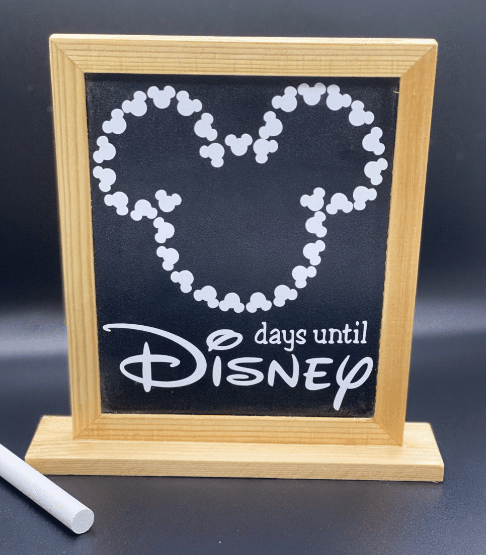 Disney-Inspired Vacation Countdown Mickey/Minnie Chalkboard