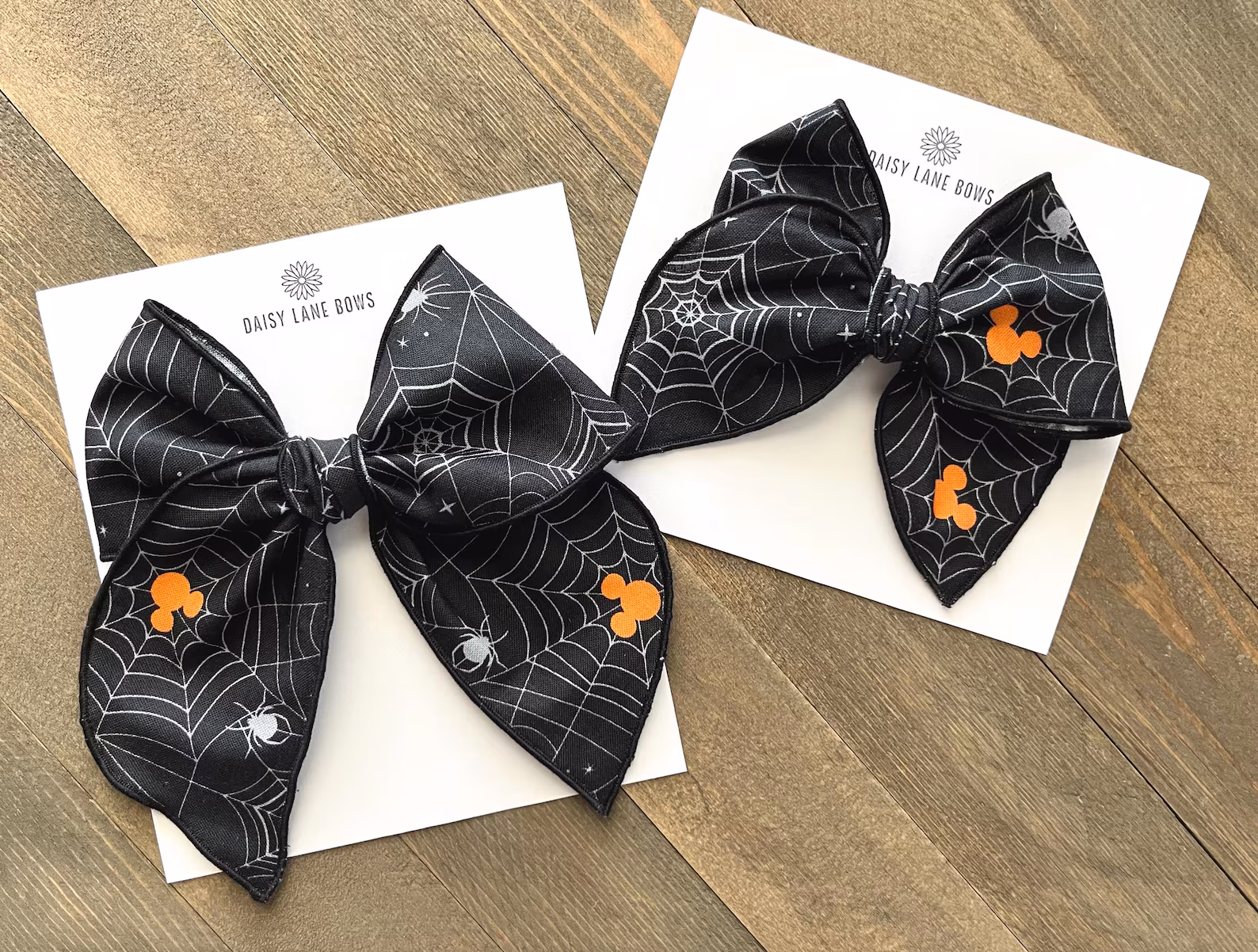 Magical Mouse Spider Web Halloween bow