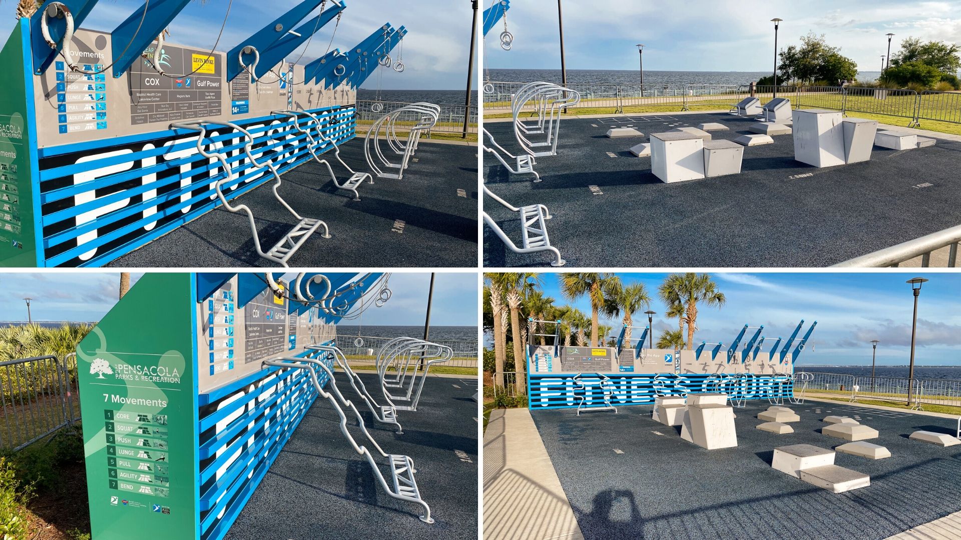 Community Maritime Park Outdoor Fitness Court 