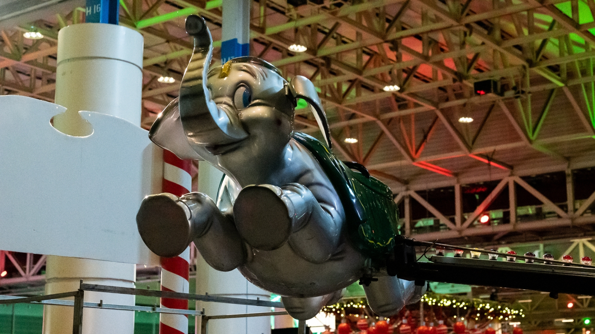 ALL THE REASONS YOU WILL LOVE NOLA CHRISTMAS FEST IN 2024 11 Jolly Jumbos Flying Elephant Ride