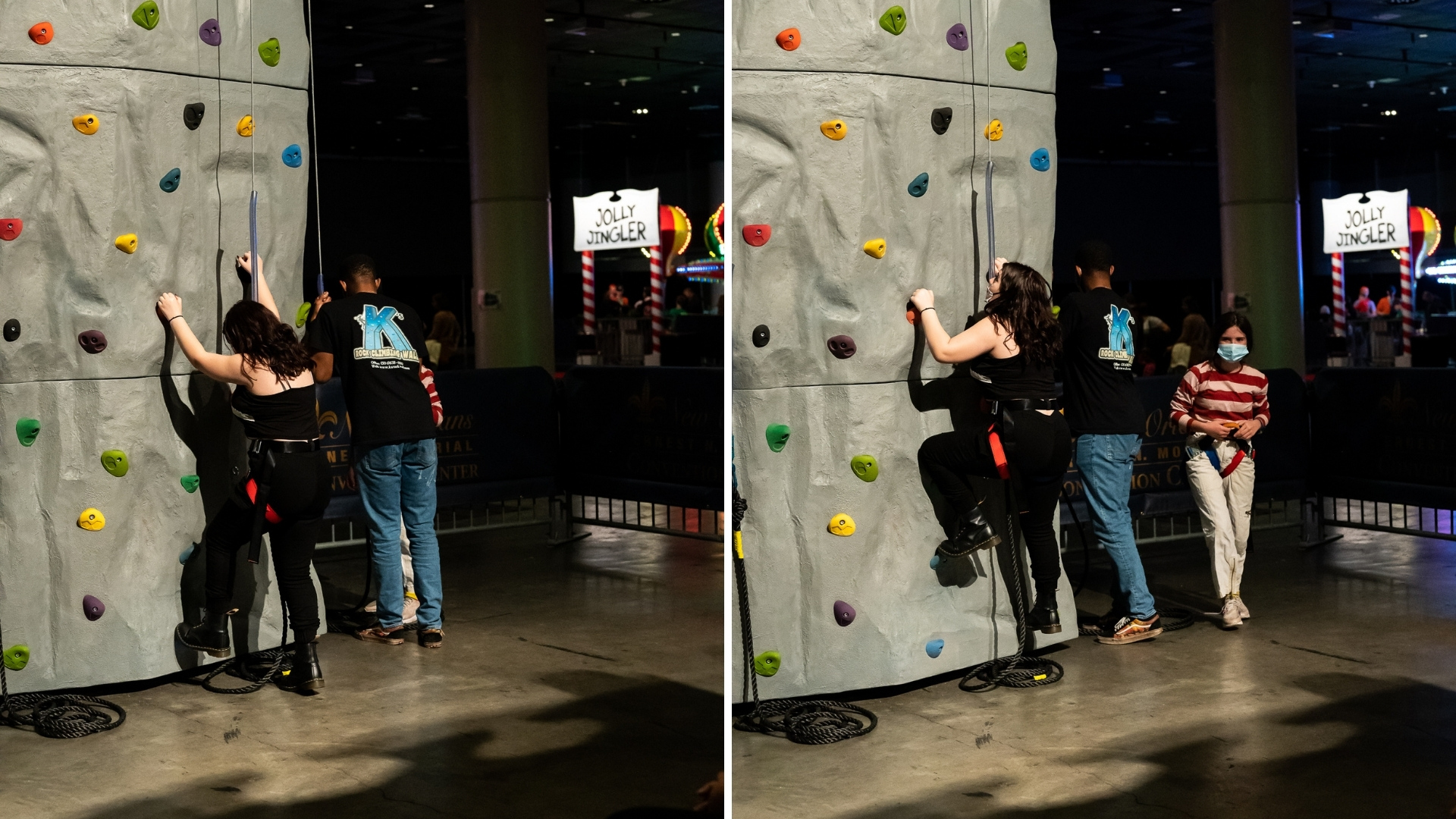 ALL THE REASONS YOU WILL LOVE NOLA CHRISTMAS FEST IN 2024 16 Rock Climbing Wall at NOLA Christmas Fest
